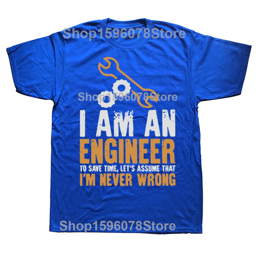 Funny Trust Me Im An Engineer Graphic Tshirts Men Womens Fashion Casual Tshirt 100 Cotton Loose Oversized T Shirt Summer