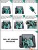 Drill Bit Sharpener Electric Sharpener Drill Bit Knife Scissor Sharpening Tools Multitask Sharpening Machine for Chisel HSS