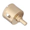   Hole Saw Carbon Steel Tile Holes Opener Drill Bit for Porcelain Glass Triangular Shank