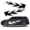 2 шт. Модные автомобильные наклейки Пламя Огненные наклейки на кузов автомобиля Водонепроницаемые Для MINI Cooper S One JCW F56 F55 F60 R56 R60 F54
