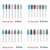 10Pcs/Lot 2.35mm Dental Silicone Rubber Polishers Burs Grinding Heads HP Shank Drill Rotary Teeth Whitening Dentist Tool
