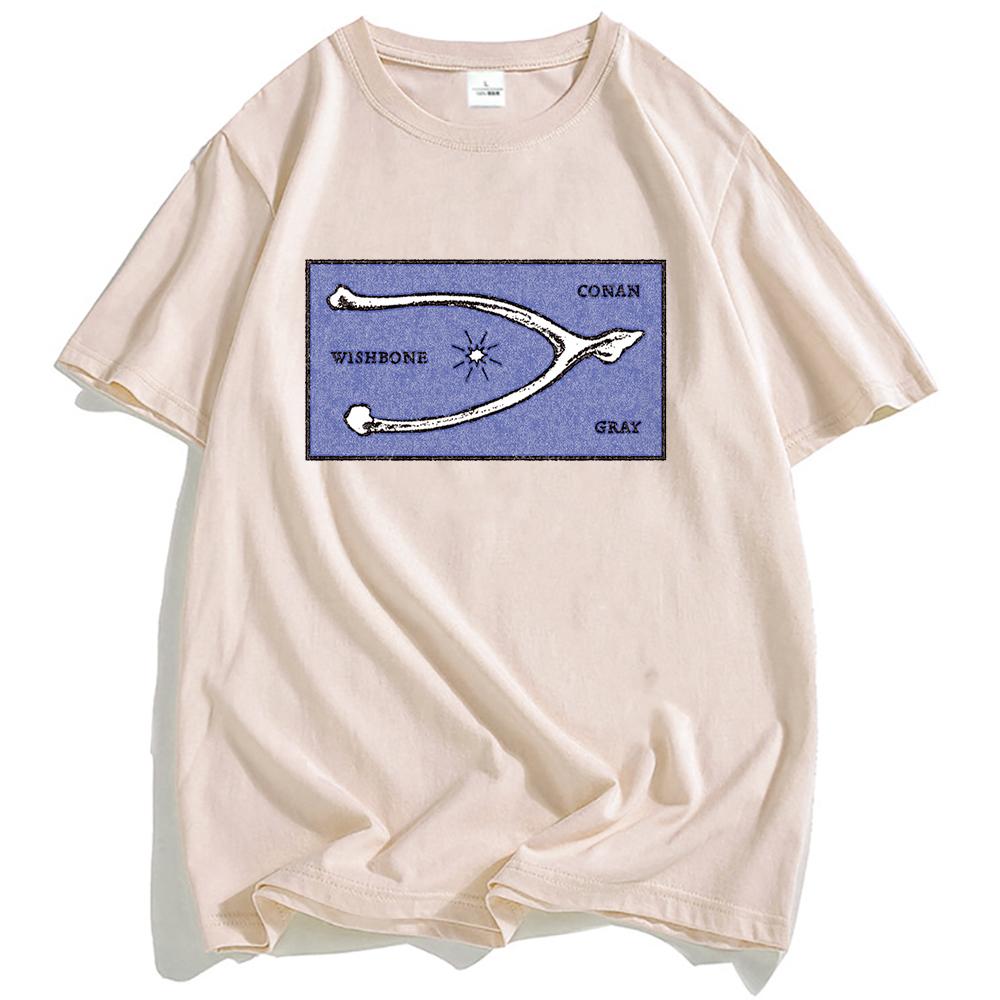 Wishbone Conan Gray T-Shirt Sommer Casual 2025 Album T-Shirts Baumwolle Kurzarm Unisex Streetwear Locker Herren Damen T-Shirt Druck