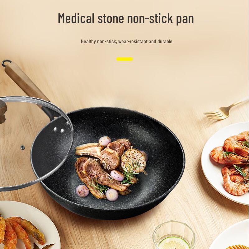 Hanle Elegant Non-Stick Stir-Fry Wok