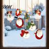 Festive Wooden Ornaments for Holidays 16/24/32Pcs Christmas Ornaments, Flying Angels Decorations, Santa Claus Rustic Xmas Party Supplies Holiday