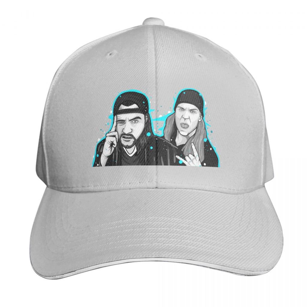 Jay and Silent Bob Baseball Cap Curved Brim Classic Fit Low Profile Unstructured Unisex for Unisex Women