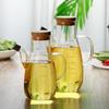 High Borosilicate Glass Oil Bottle with Scale and Anti-Leak Feature for Kitchen.