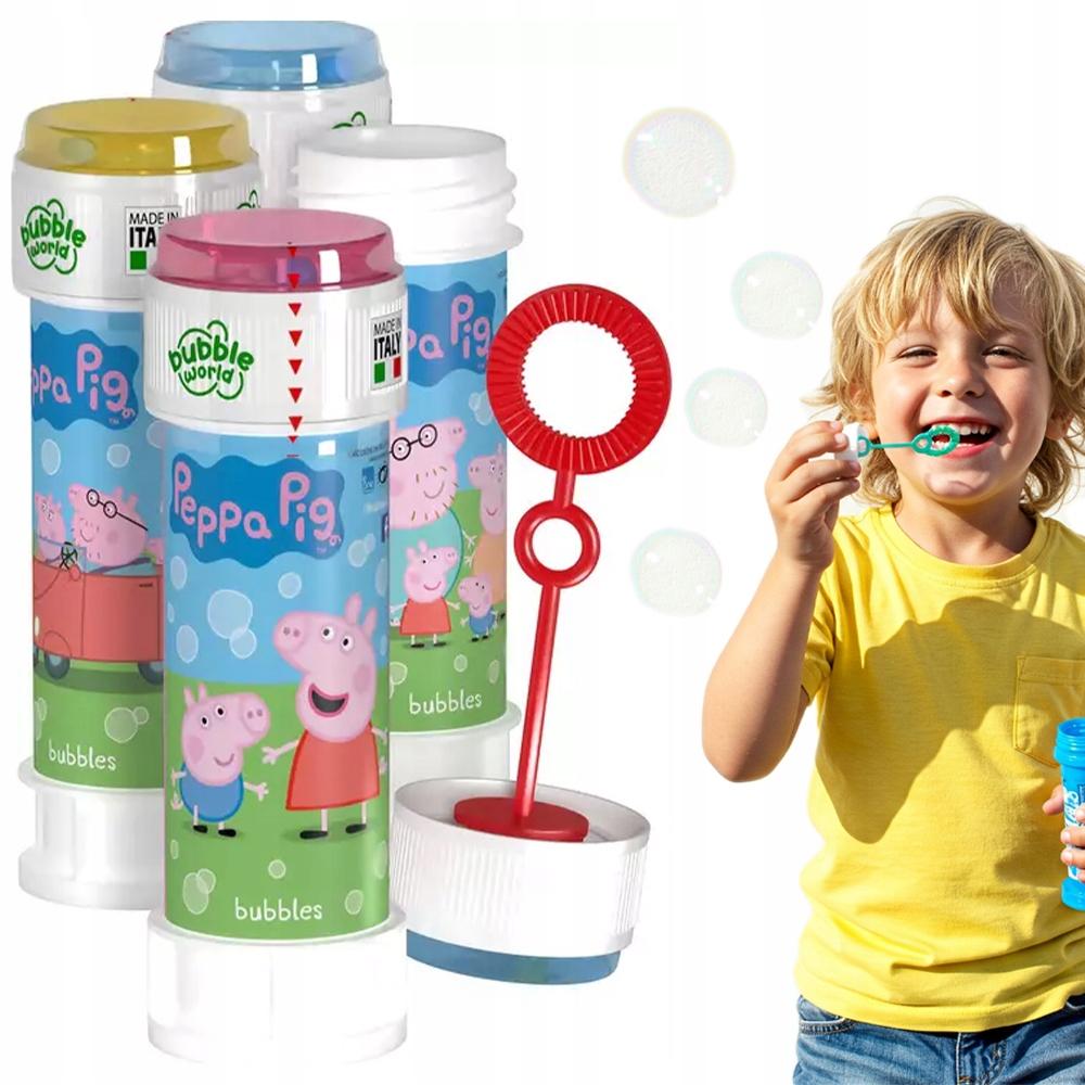 Bańki Mydlane Dla Dzieci Świnka Peppa Pig Urodziny Party Festyn Zabawa 60Ml