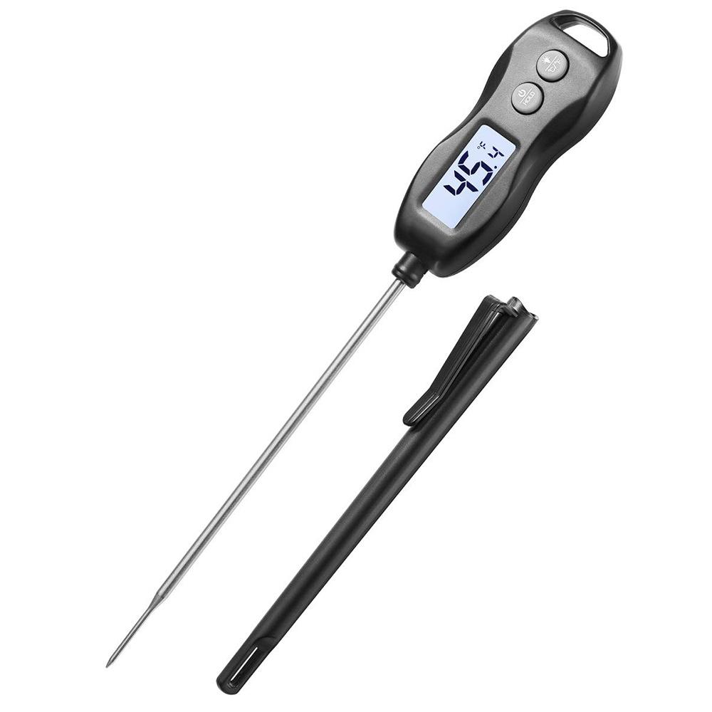 Instant Read Digital Thermometer Food For Kitchen Oven Grill Smoker