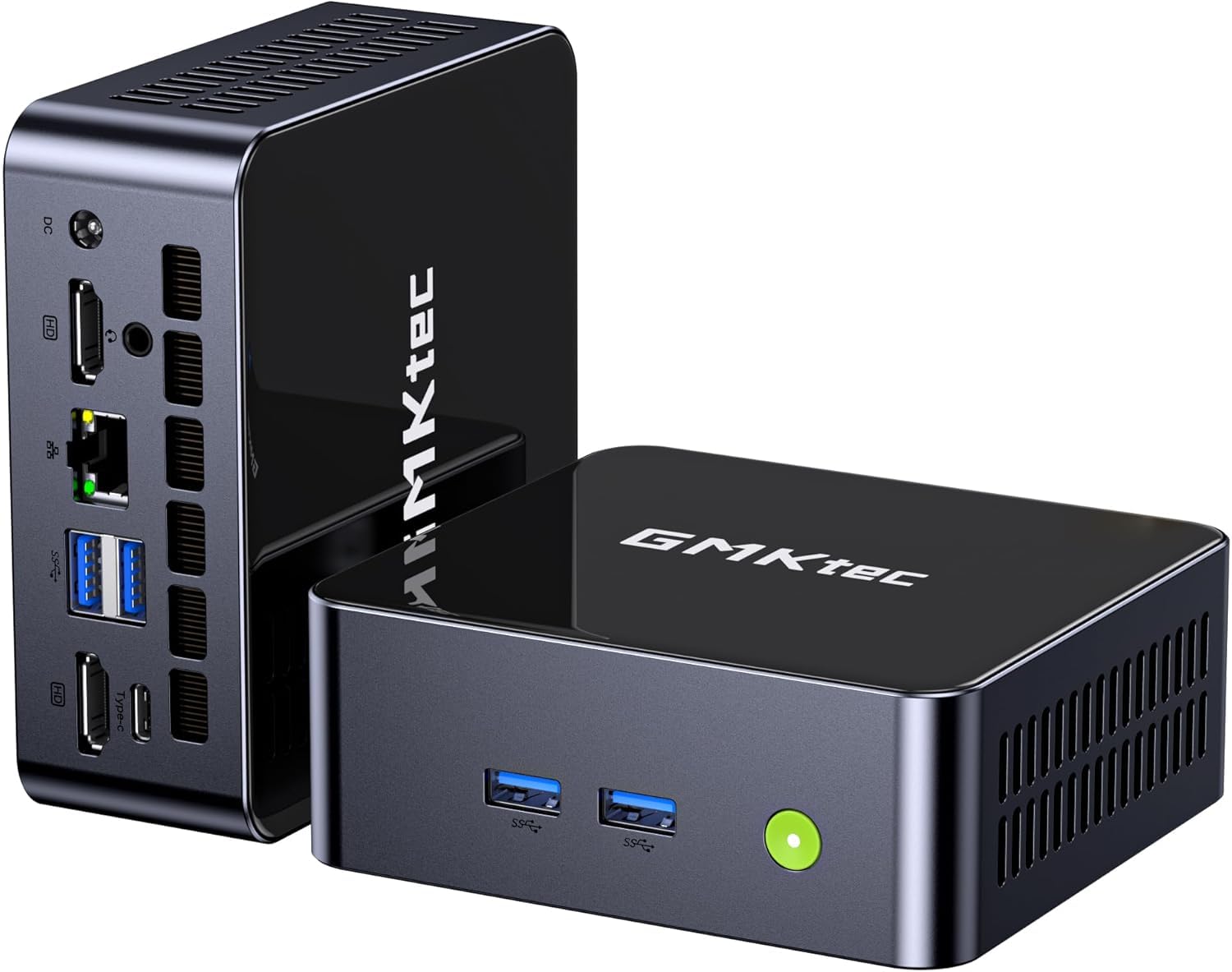 

GMKtec Mini PC with Intel Core i7 12700H 32GB DDR4 RAM 1TB NVMe Mini Desktop Computer with Iris XE Triple 4K WiFi M3 Ultra (14 Cores/20 Threads, 4.7
