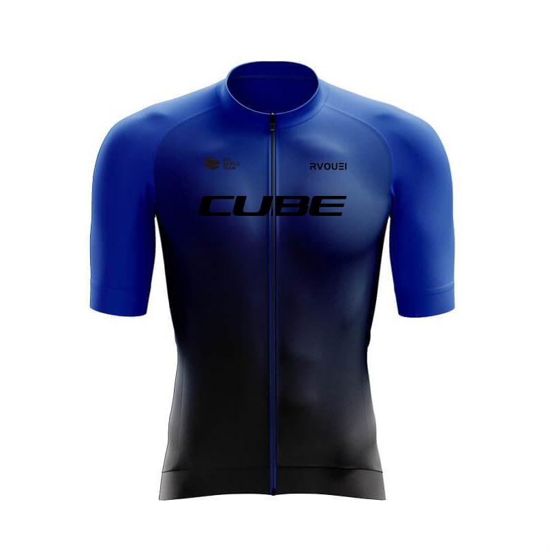 Rvouei Cube Team Quick Drying  Clothing MTB Bike Uniform Maillot Ropa Ciclismo Hombre Bicycle Suit 2026 Summer Breathable Cycling Suit Set