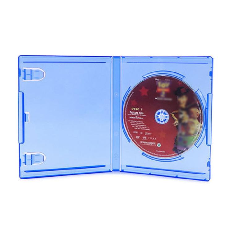 Blauer CD-Single-Doppelscheiben-Aufbewahrungsständerhalter für Spiele