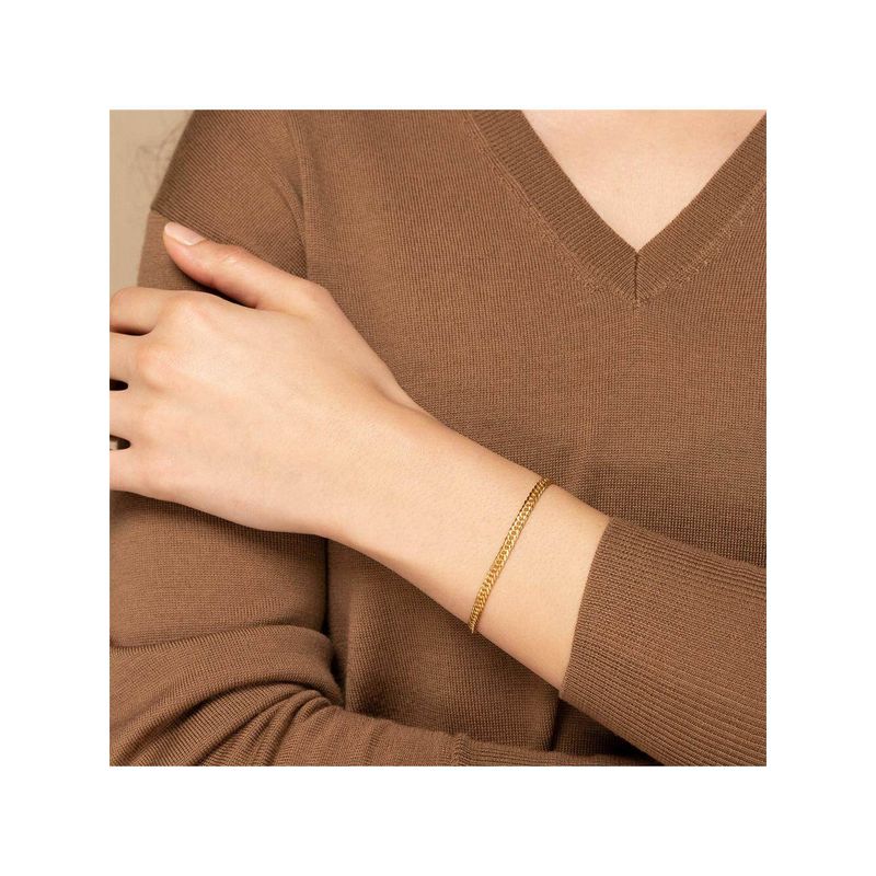 Emanco Fashion Stainless Steel Minimalist Easiest for Match Electroplated 14K Gold Non-Fading Thin Chain Jewelry Chain
