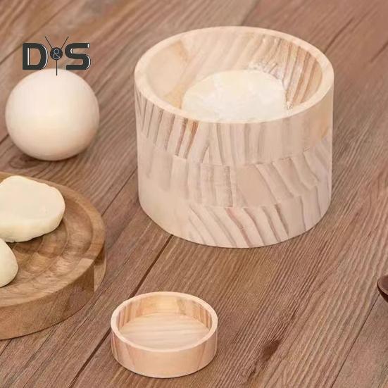 Wooden Dumpling Press Tool Dough Press for Dumplings Hand Pie Maker Rolling Machine Wood Kitchen Gadget for Dumplings