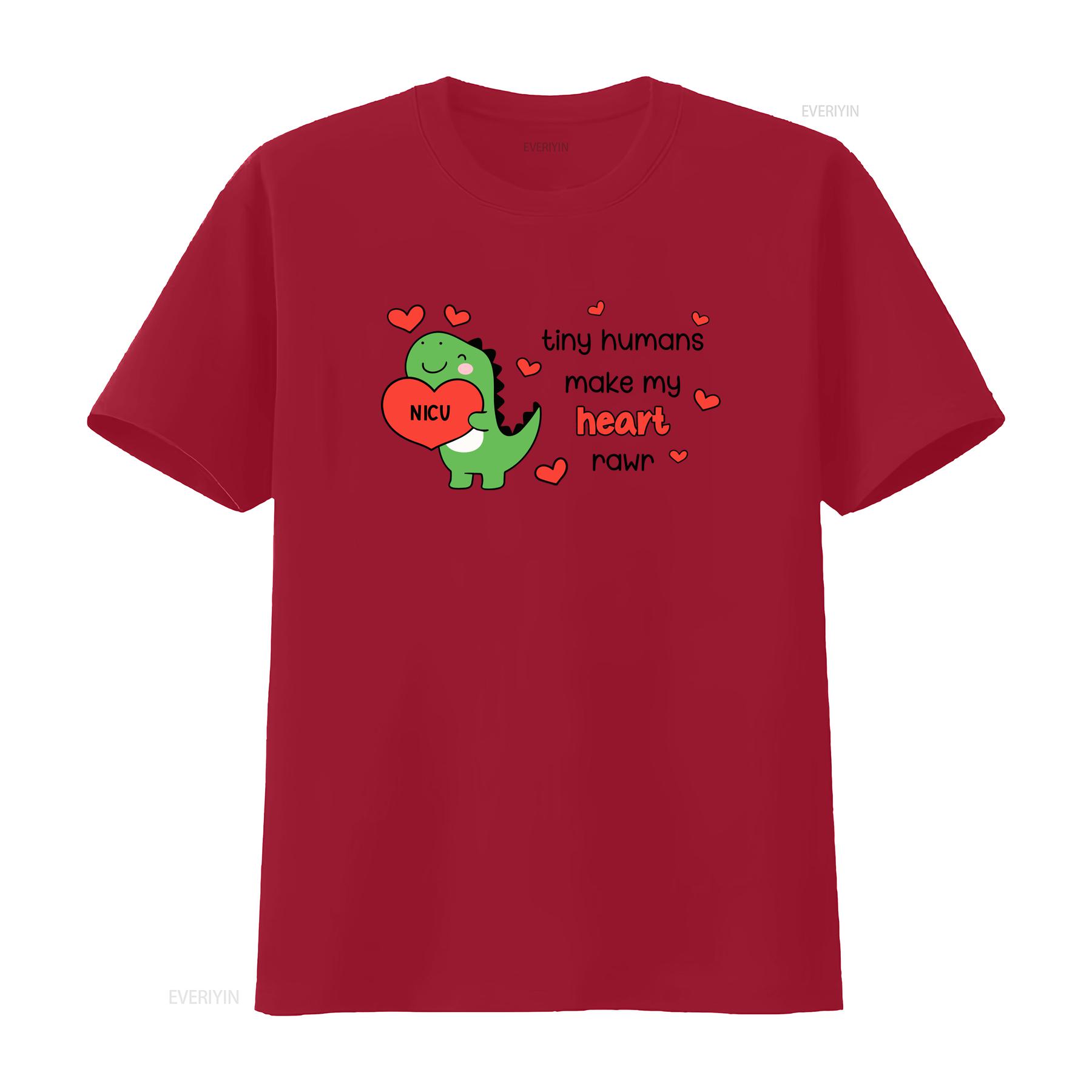 Valentines Day NICU T Shirt Nurse Neonatal Intensive Care Unit vintage Washed Unisex Casual Stylish graphic Comfortable S