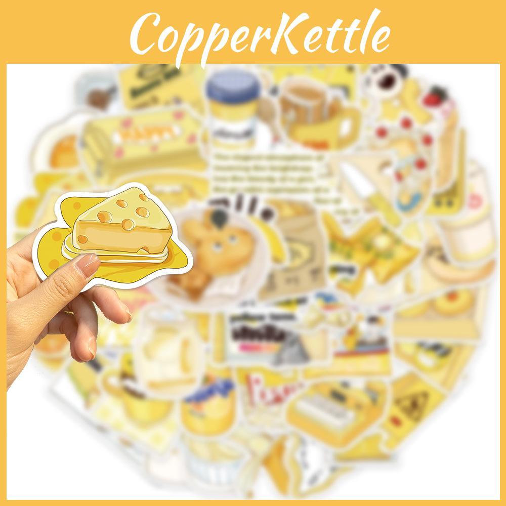 50 Original Yellow Salt Ins Graffiti Stickers For Personalizing Guitar Notebook Luggage Diy Waterproof Decals