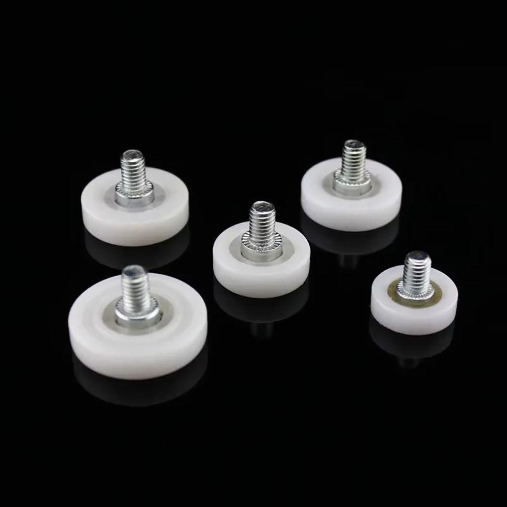 1Pcs Nylon Metal Cabinet Moving Wheel With Screw Sliding Door Roller  Window Track Accessories
