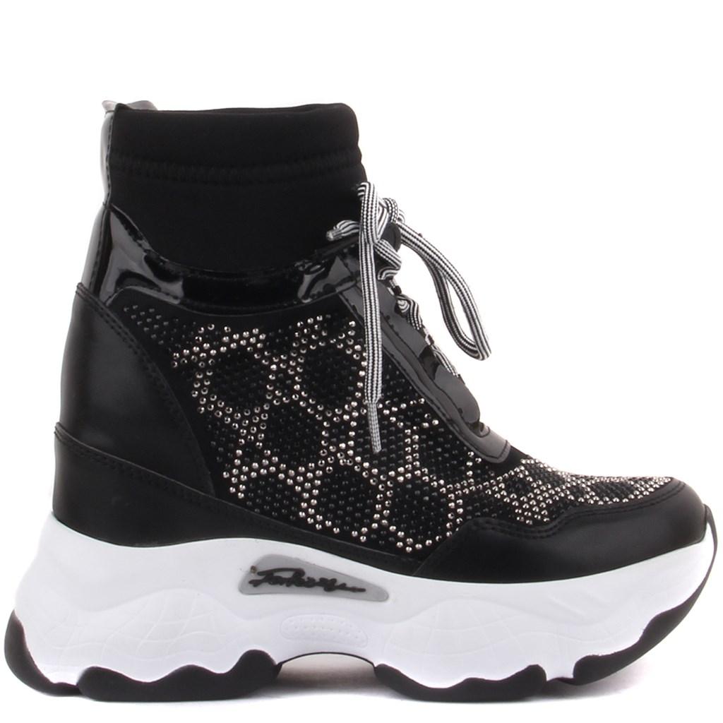 Moxee - Zapatos de tacón de cuña con tacón oculto de lentejuelas de color  negro para mujer comprar a buen precio — entrega gratuita, reseñas reales  con fotos — Joom