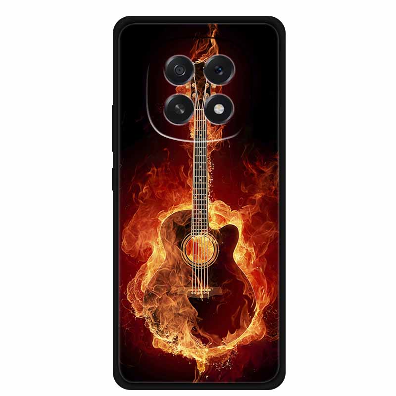 For Oppo A5 5G Phone Case 3D Relief Emboss Flowers Back Cover Black TPU Silicone Soft Case For Oppo A 5 PKQ110 Cases 6.7" Fundas