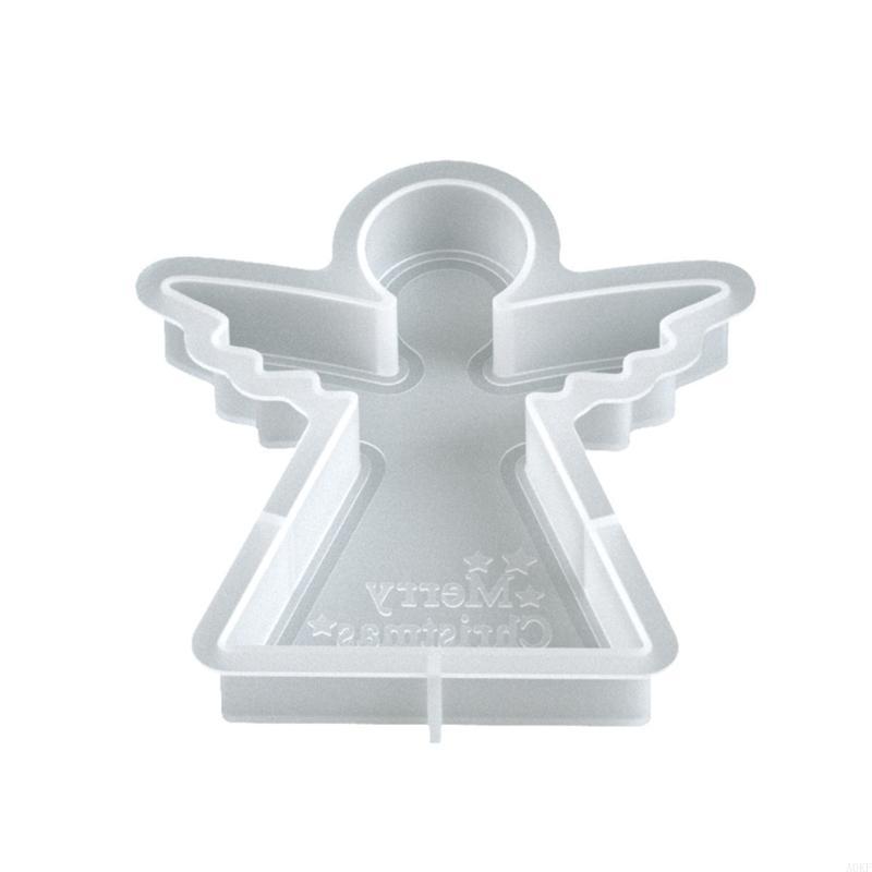 Christmas Molds Silicone Reindeer Rocking Horse Star Angel Boy For DIY Holiday Decorations Crafting A0KF
