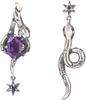 Anna Sui Silver 925 Snake Motif Earrings SAUA0235 AM