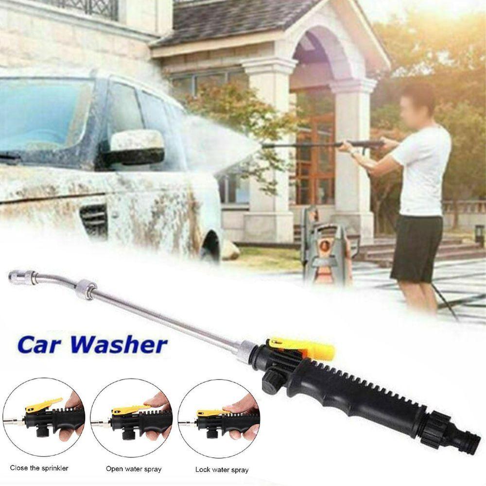 Stainless Steel Garden Hose Nozzle High Pressure Watering Sprinkler Water Spray Car Wash