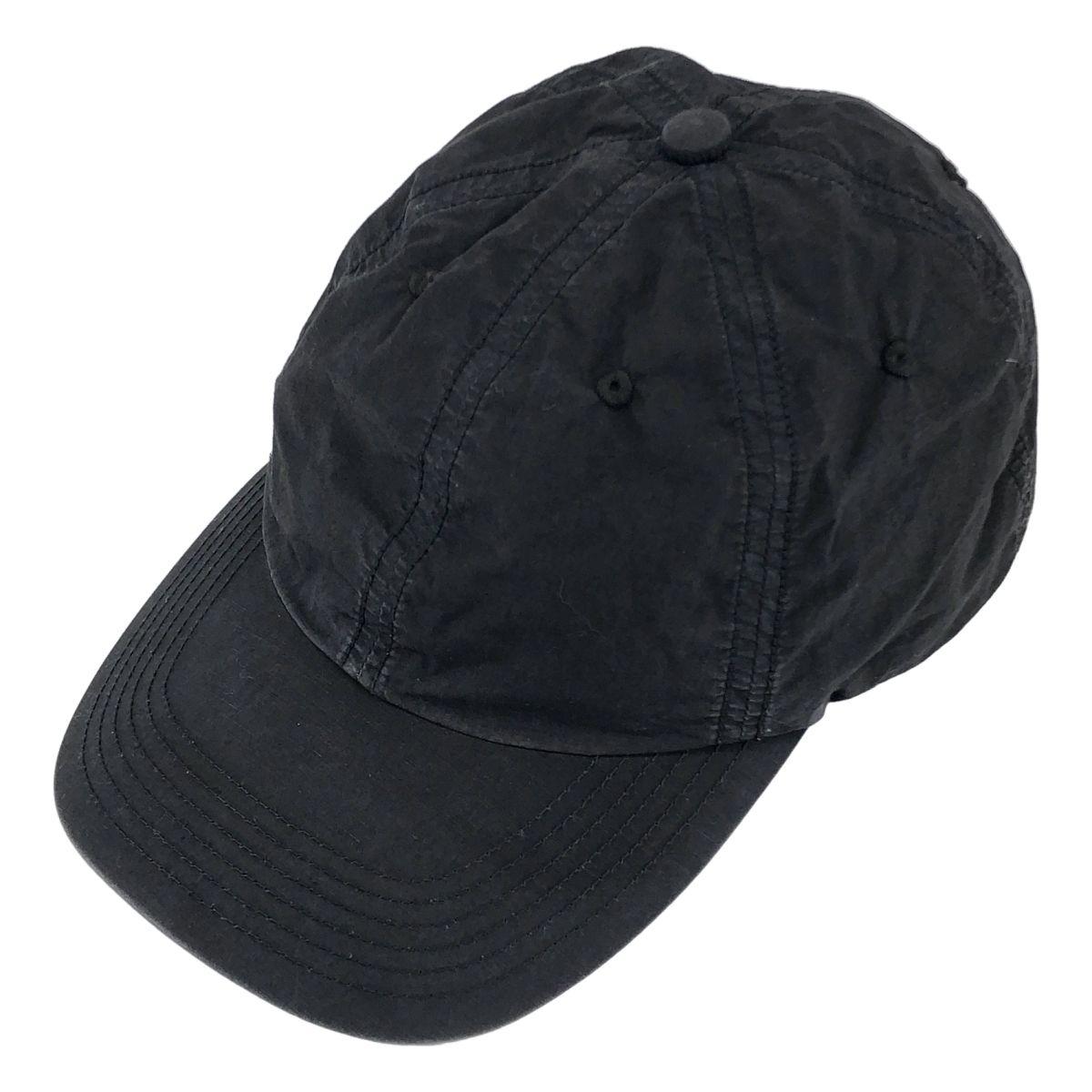 Used KIJIMA TAKAYUKI | Cotton linen typewriter 6 panel cap | 3 | Black | Men s