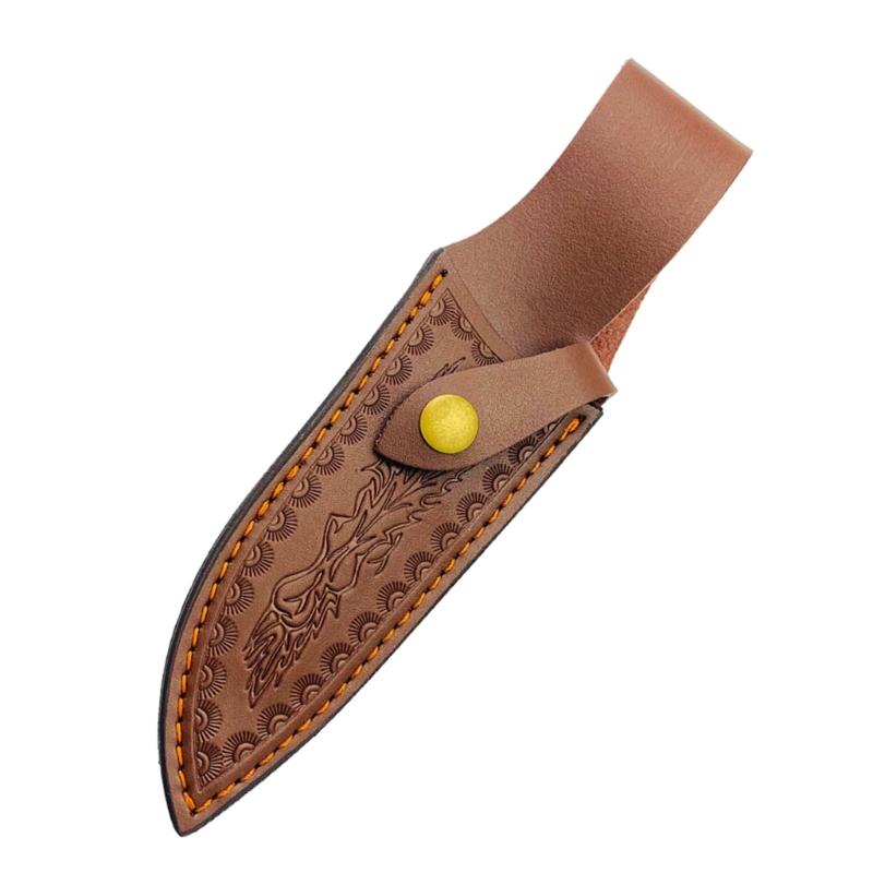 Outdoor Straight Bag Practical Outdoor Fixed Knife Sleeve for Culinaries Need X3UC