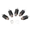 Guitar EQ Jack Socket  6.35mm Plug/Jack  Pickup Input/Output Solderable Wires