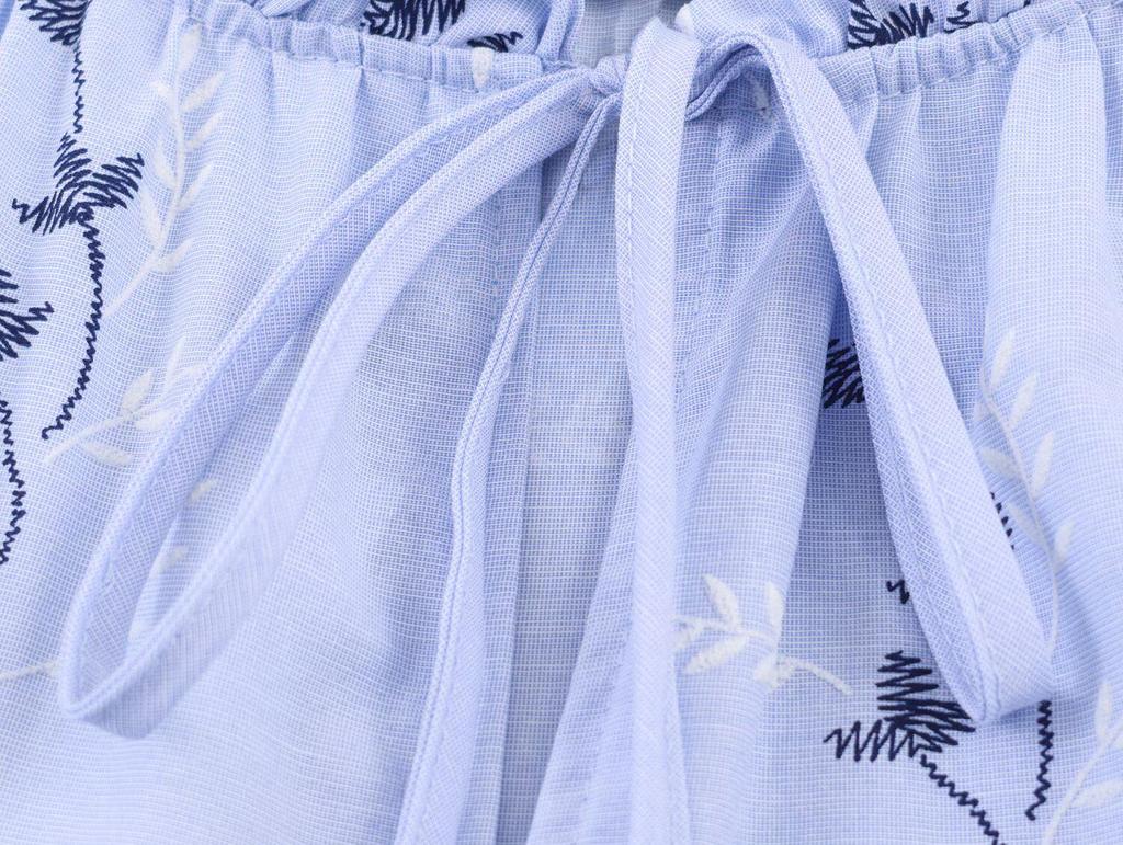 2026 European & American Style Versatile Embroidered Printed Shirt