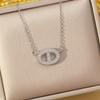 [Titanium Steel] Necklace Women's Copper Micro-inlaid Electroplating Advanced Sense Delicate Clavicle Chain Jewelry