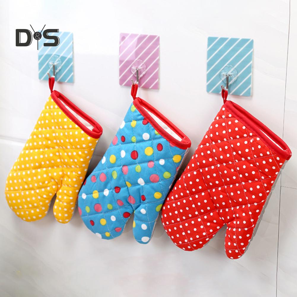 Decorations Home Thermal Insulated Heat Resistant Oven Mitt Thickened Glove Kitchen Bake Tool