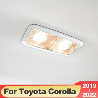 ABS Araba İç Mekan Arka Okuma Işıkları Kapak Trim Çerçeve Sticker Toyota Corolla E210 - 2022 12. Dekorasyon Aksesuarları