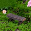 3 Stück Bänke Miniatur Ornamente Feengarten Bonsai Deko Puppenhaus Zubehör
