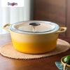 3L Cast Iron Enamel Micro-Pressure Pot