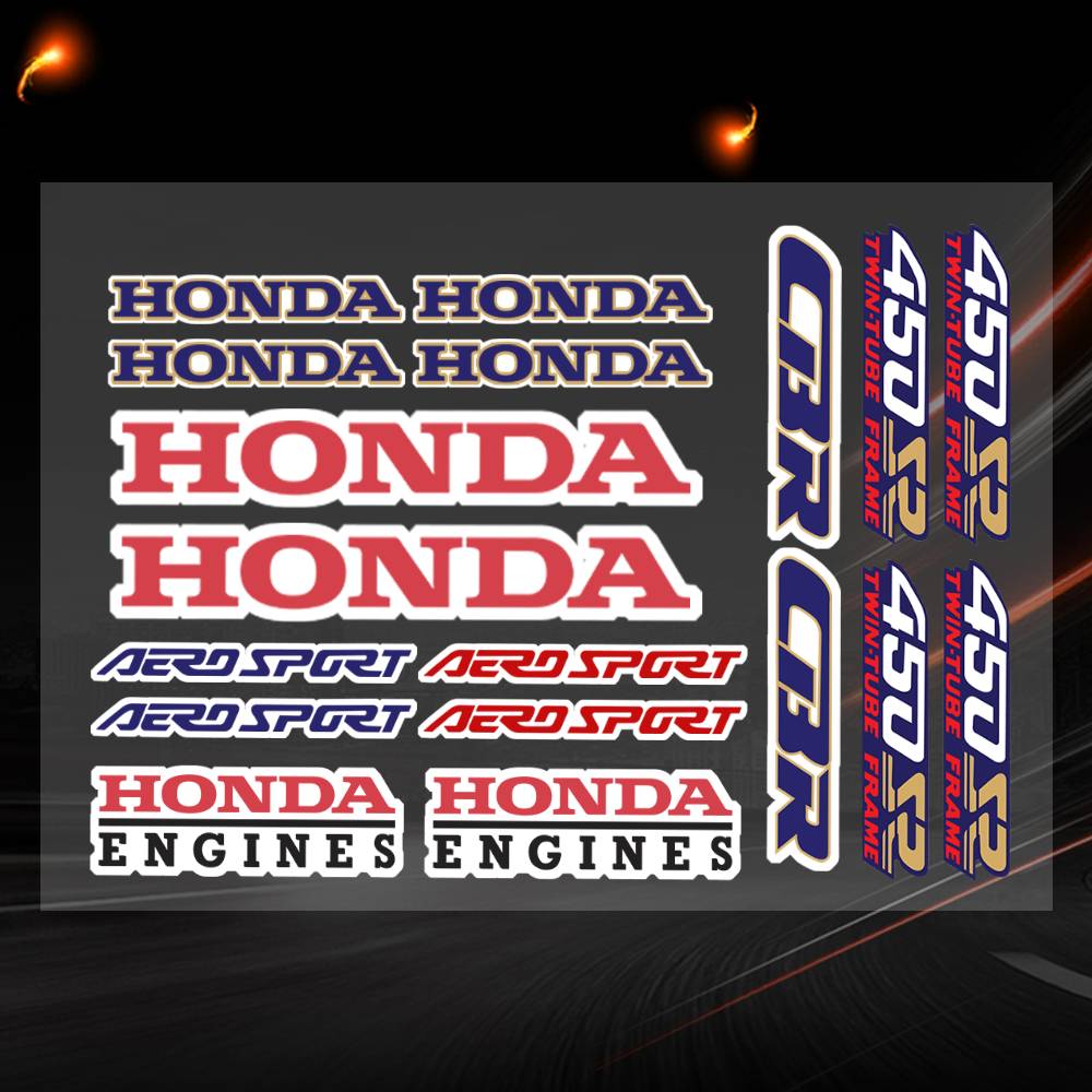 Kybn5 Honda-cbr 450 Japanese Motorcycle Sticker Suitable For Motorcycle Body Reflective Car Sticker Helmet Decal