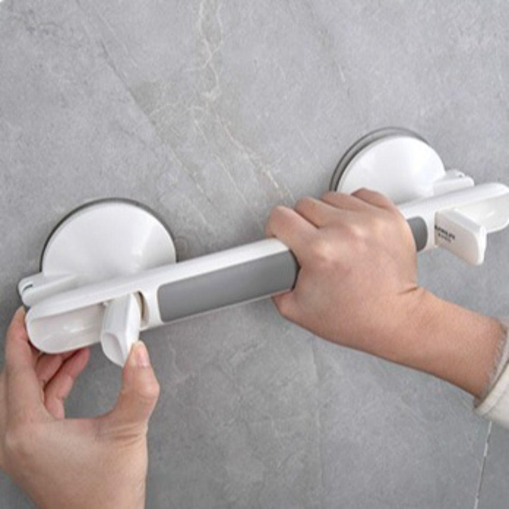 Non-slip Shower Handle Armrest Grab Bars White Barrier-free Handrail Bathroom