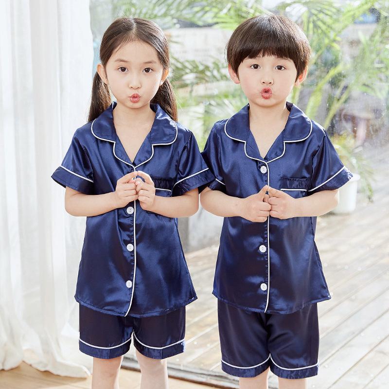 Pigiama Set Primavera/Estate Bambini 2021 - Manica Corta & Pantaloncini per Bambini e Bambine