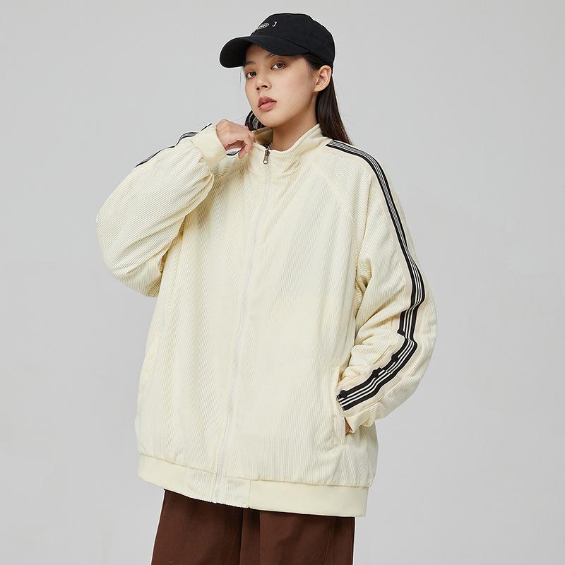 New Fashion Trendy Jacket Men's Breasted Coat Jacket Teen Stand-up Collar