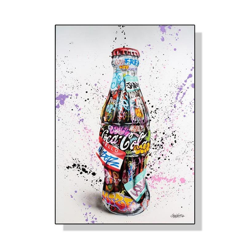 Street Graffiti Gesten Poster Leinwand Malerei Abstrakt Pop Wandgemälde für Wohnzimmer Schlafzimmer Dekoration Haus cuadros