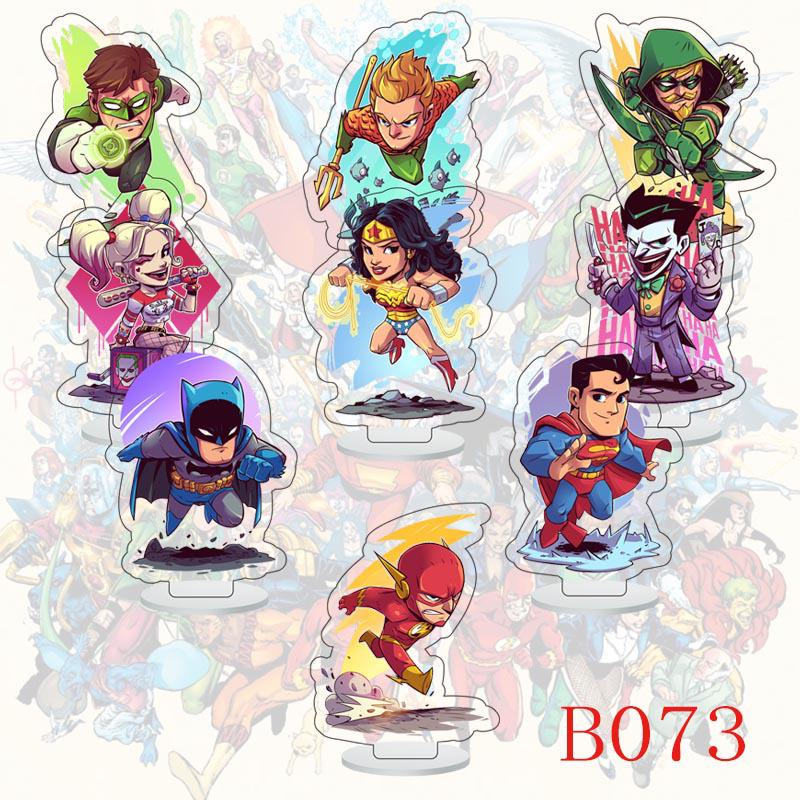 Брелок Мстители Marvel & DC: Акриловая мини-подставка Гроот, Капитан Марвел и Звездные Войны 6CM Mini Stand Set