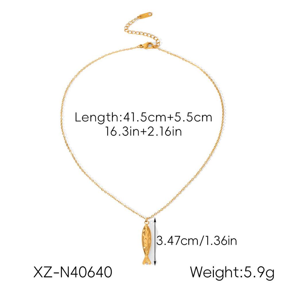 Europejskie i Amerykańskie Kolczyki ze Stali Nierdzewnej Koi - Lekki Luksus Tytanowy Wisiorek Akcesoria