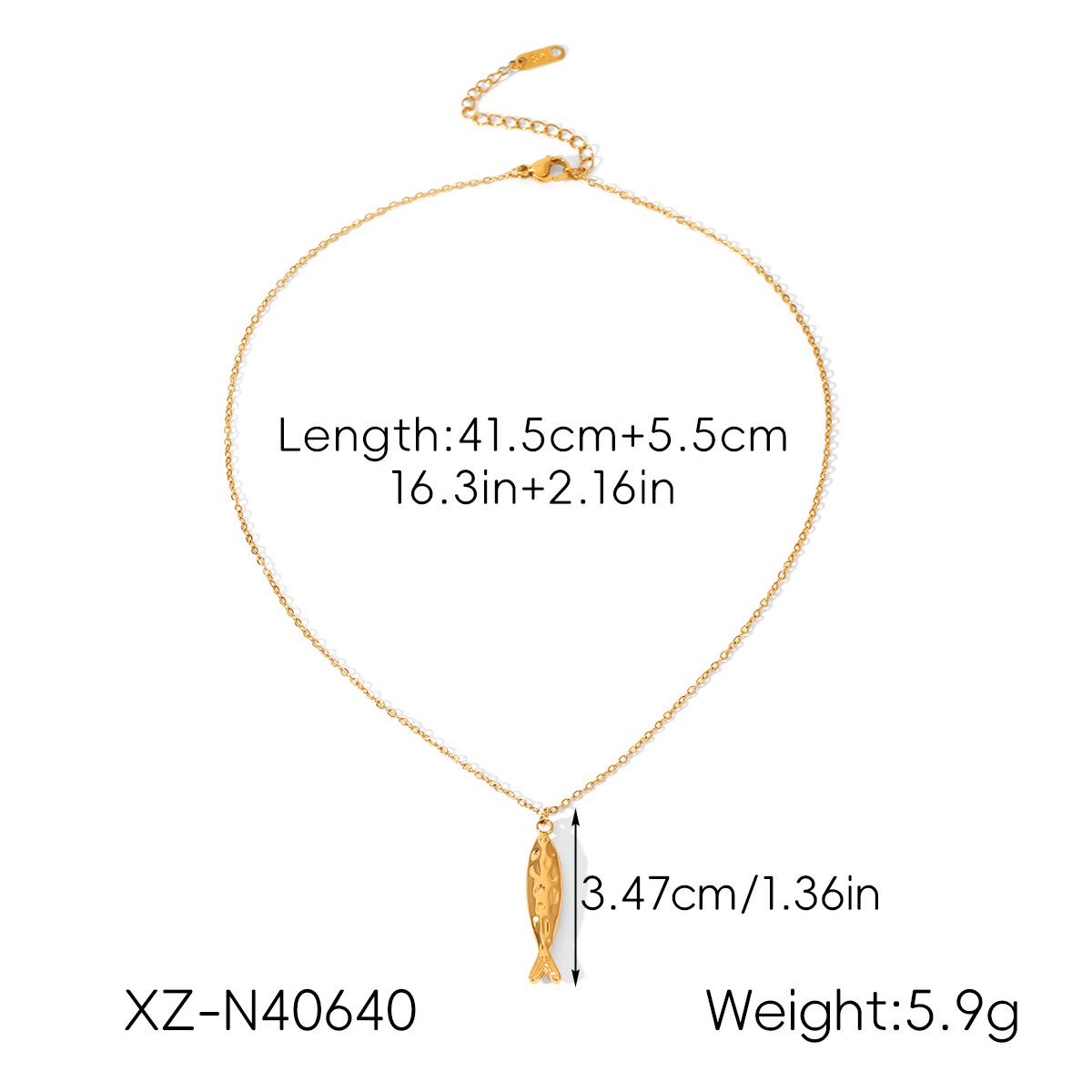 

European and American Style Colorful Pearl Fish Earrings in 18k Gold and Titanium Steel