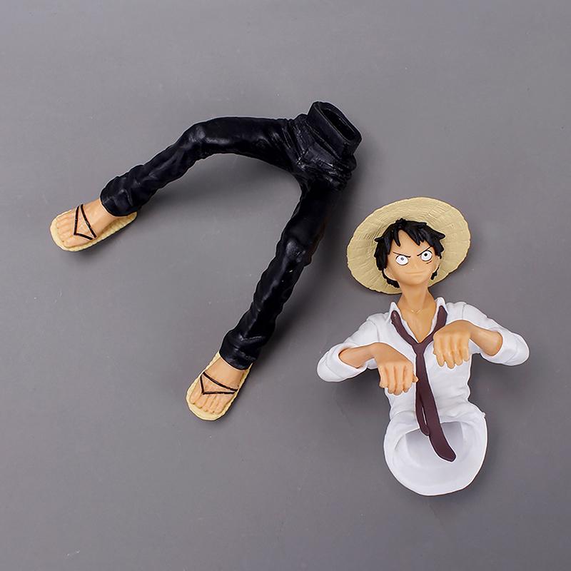 Anime One Piece Luffy Pvc Figurine Monkey D Luffy Classic Model Toys Sabo Ace Doll Cake Car Decoration Collection