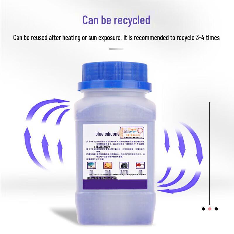 Mingu Industrial Reusable Color-Changing Silica Gel Desiccant
