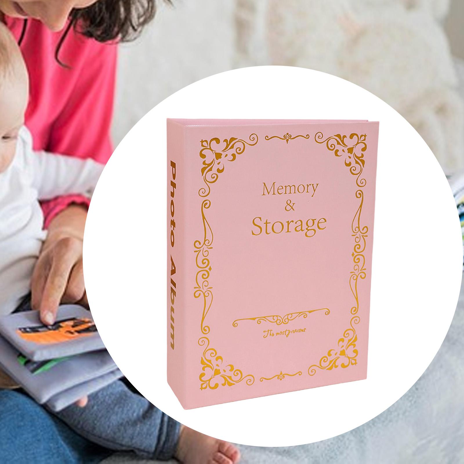 

Photo Album 4x6,Picture Album with 100 Pockets,DIY Baby Memory Book 50 Pages Picture Book for Vacation Christmas Holiday Women