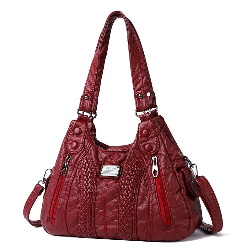 

Fashionable Best-Selling Trendy Women S Shoulder Bag High-Quality Versatile Multi Pocket Crossbody Bag Pu Casual Handbag