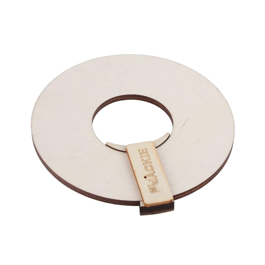 Hölzernes Melodie-Werkzeug Musikpädagogisches Rotierendes Quintenzirkel Holzrad für Musiker