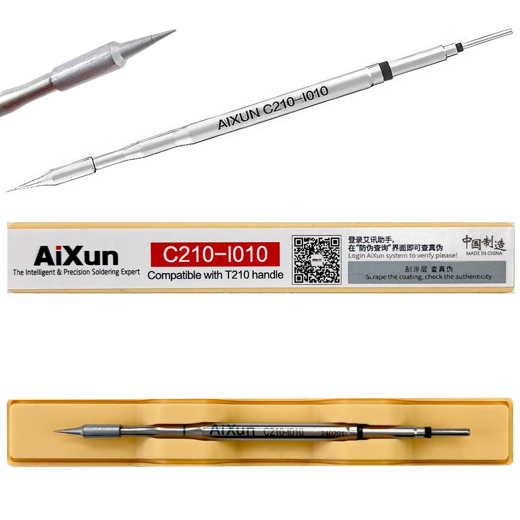 Precyzyjny Grot Lutowniczy Aixun C210-I010 Prosty Typ I 0,12Mm, 78,87Mm Długości