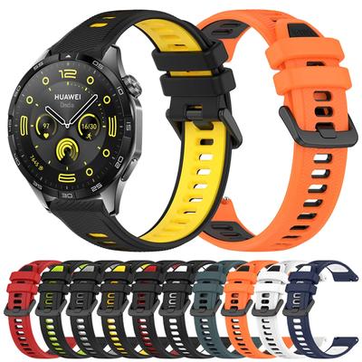 Bracelet Silicone Classique 22 20mm Pour HUAWEI WATCH GT 4 Pro 46mm Bracelet GT 3 2 42mm HONOR Magic Watch 4 GS 3 Pro ES Ceinture de Remplacement