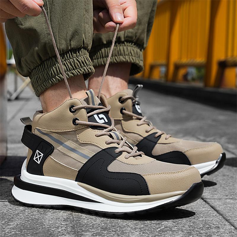 Plus Size 38-50 Fashion  Men Work Safety Boots Sneakers Indestructible Labor Protection Shoes Steel Toe Male Footwear